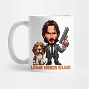 LOVE DOG (Gun) CLUB Mug